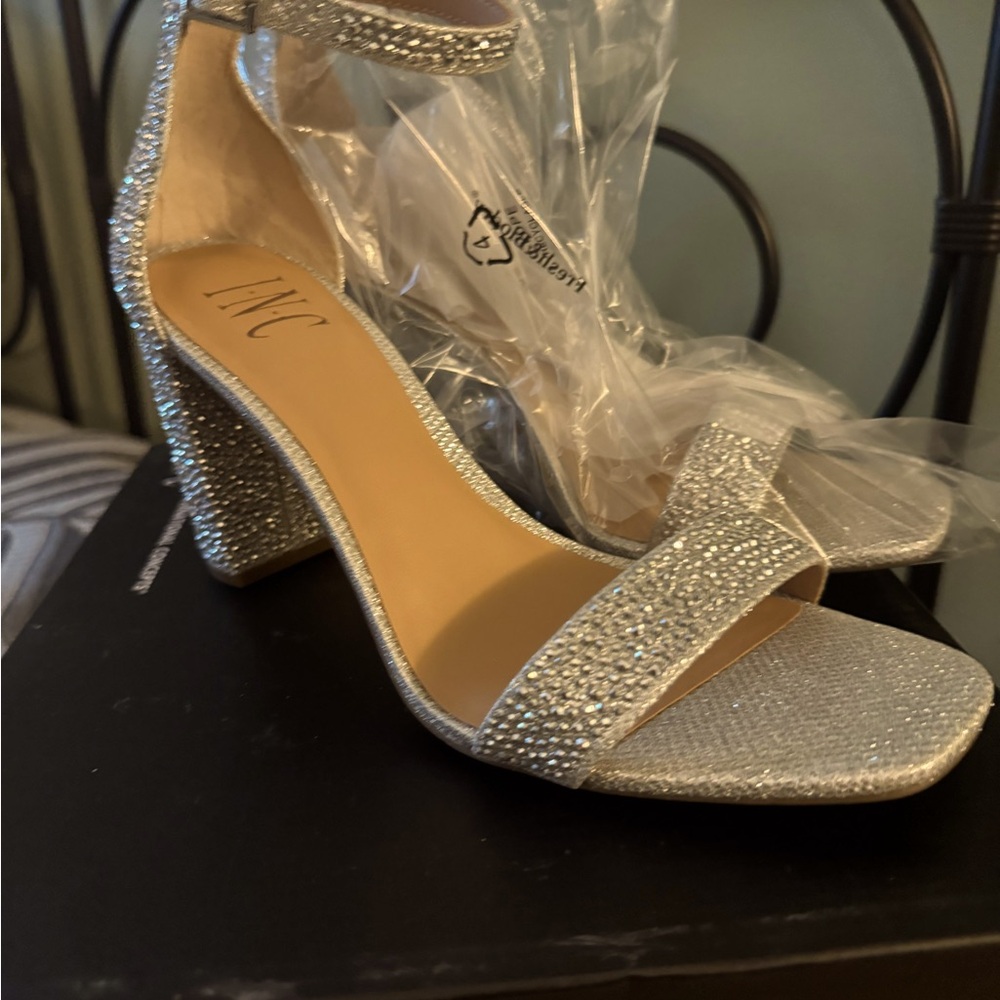 Silver Bling Shoes -Women’s size 8